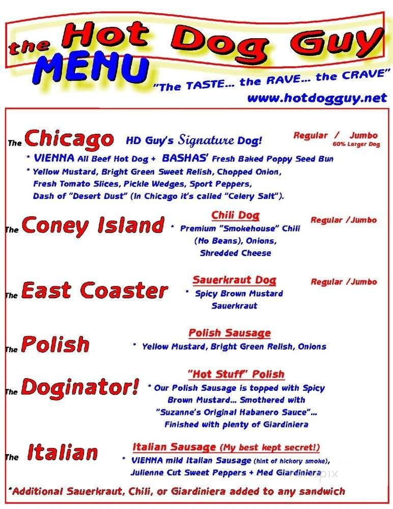 Menu page 2
