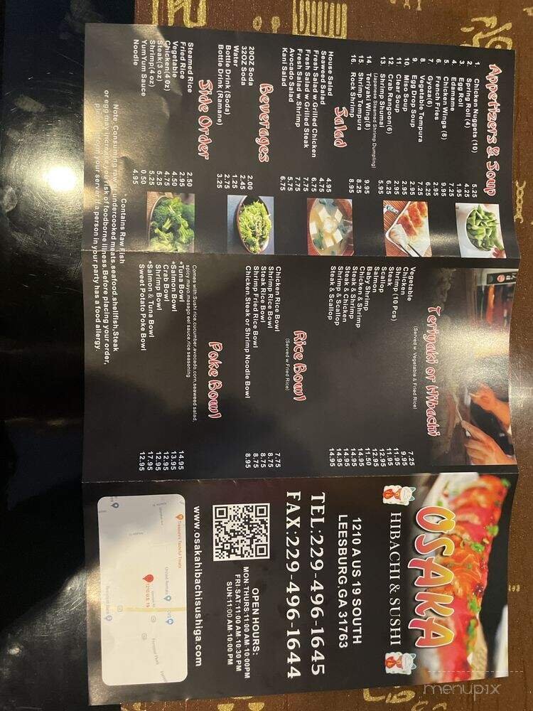 Menu page 1