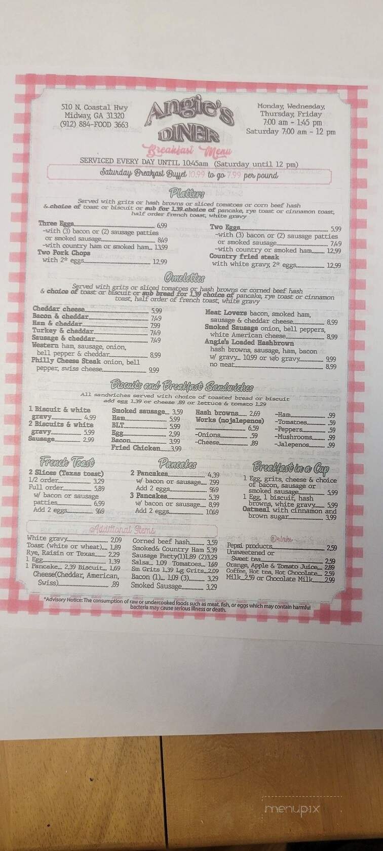 Menu page 2