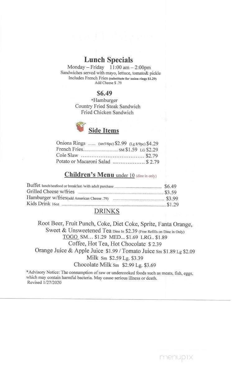 Menu page 3