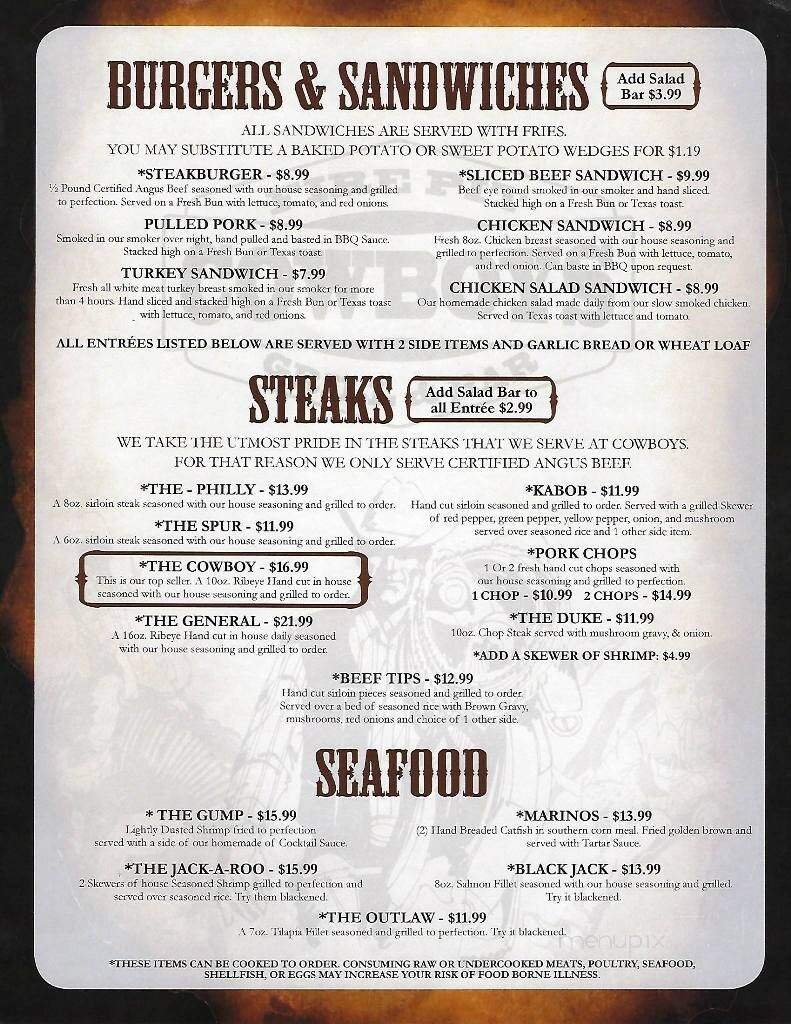 Menu page 7