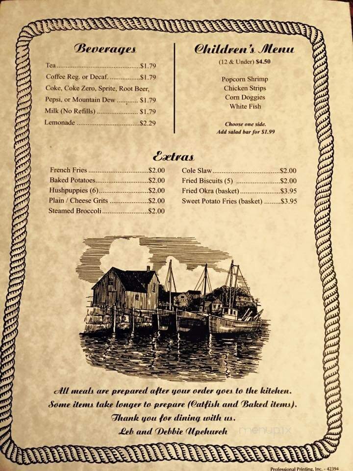Menu page 1