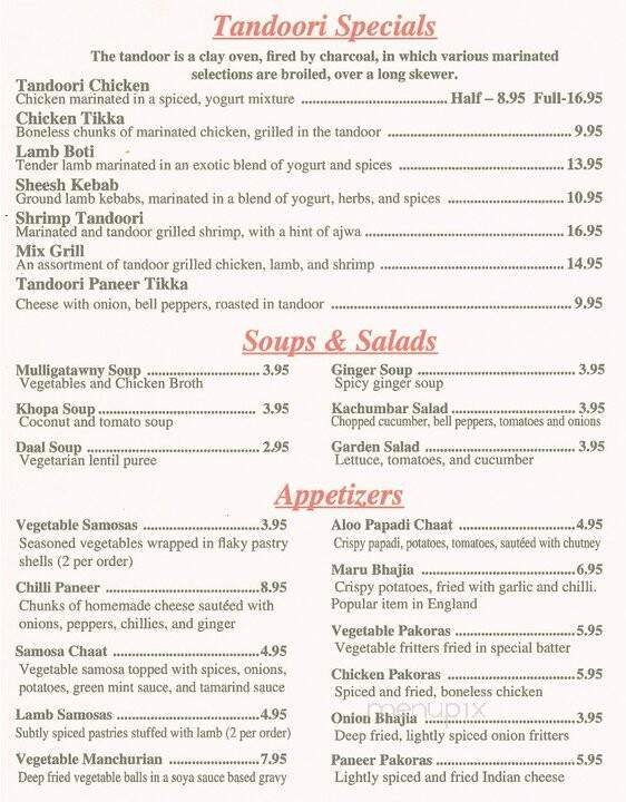 Menu page 5