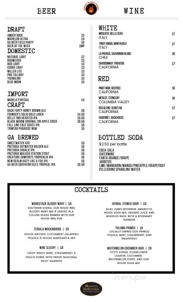 Menu page 2