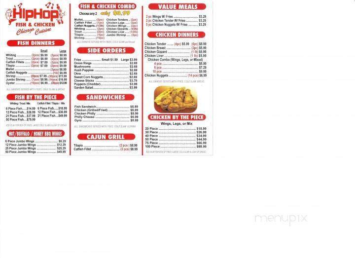 Menu page 1