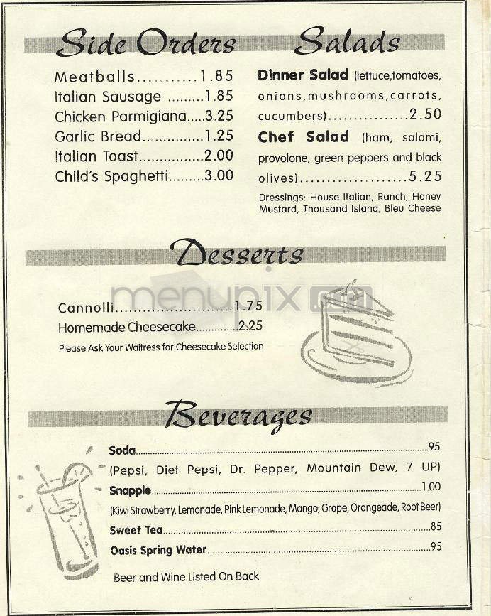 Menu page 5