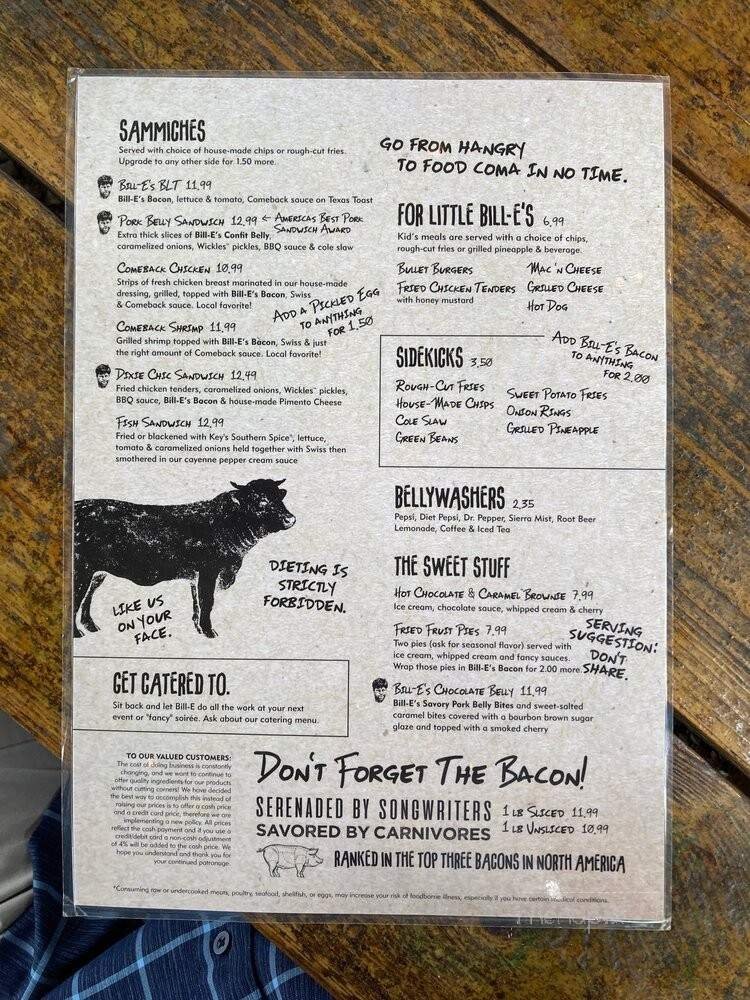 Menu page 1