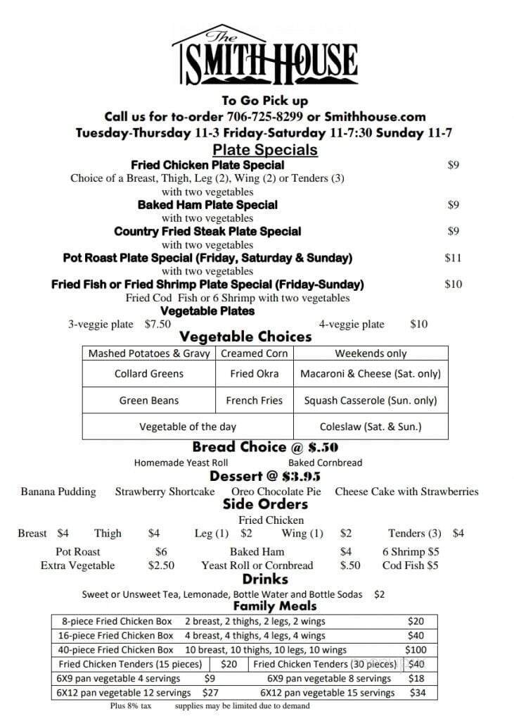 Menu page 1