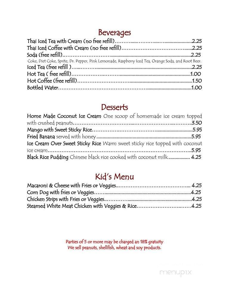 Menu page 6