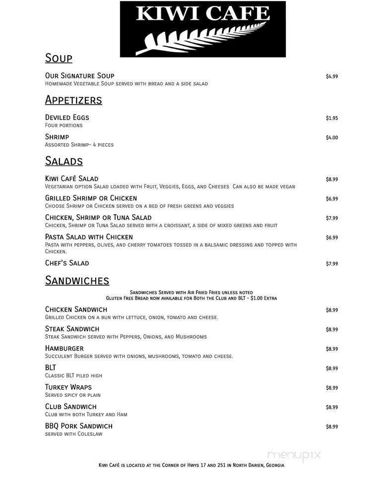 Menu page 2