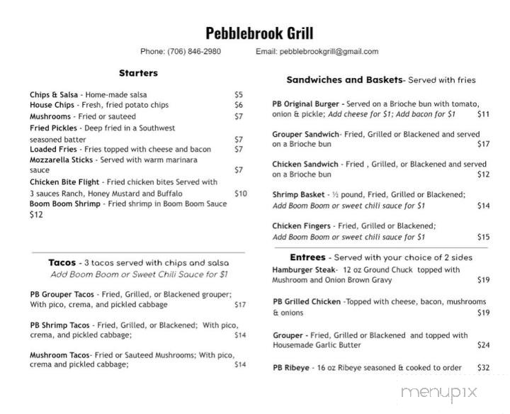 Menu page 10