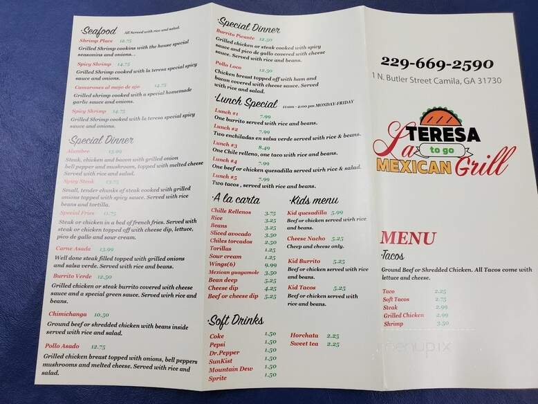 Menu page 2