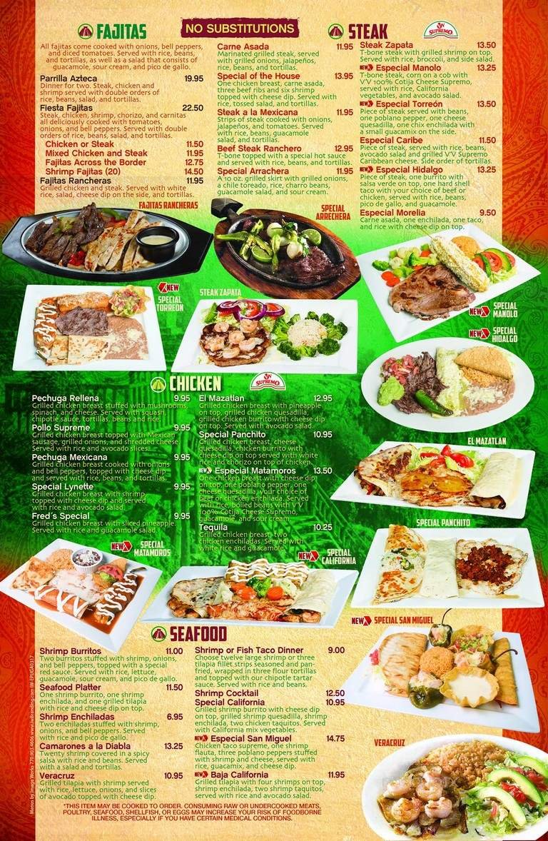 Menu page 4