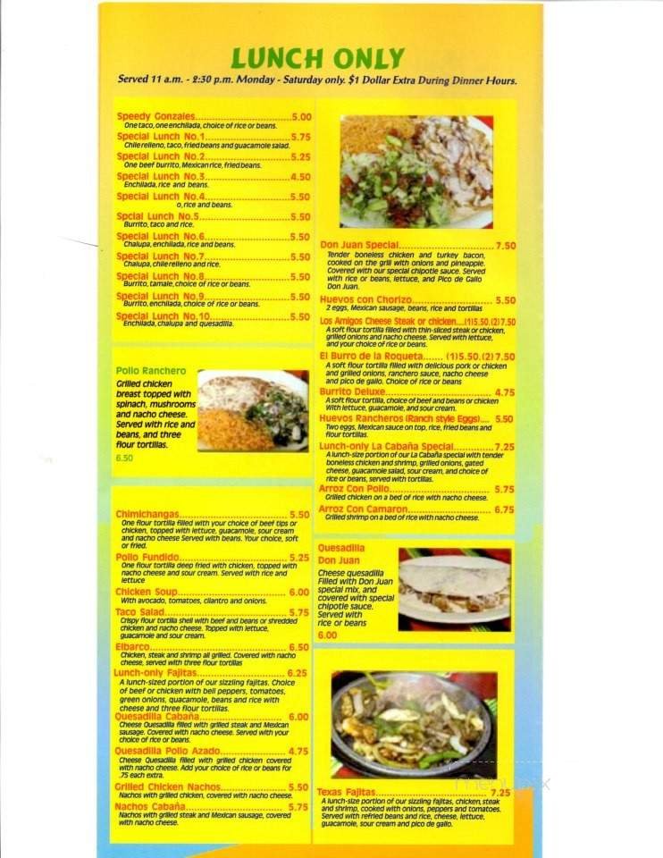 Menu page 3