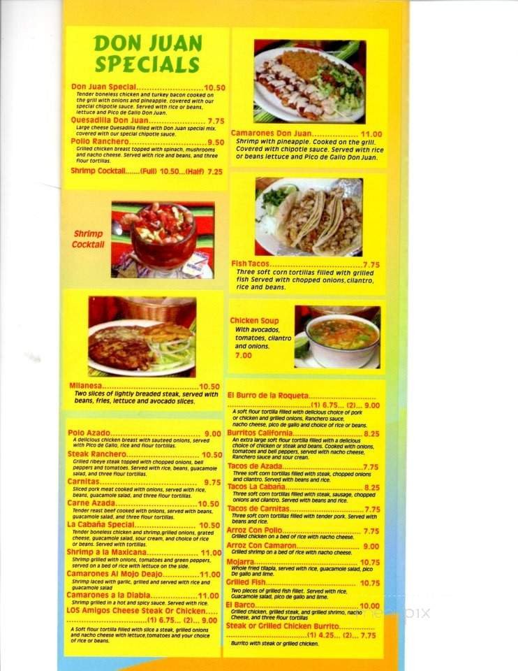 Menu page 7