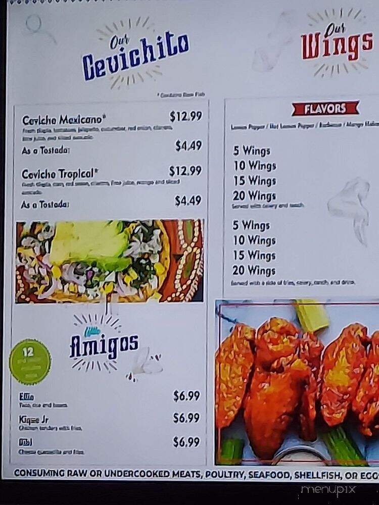 Menu page 1