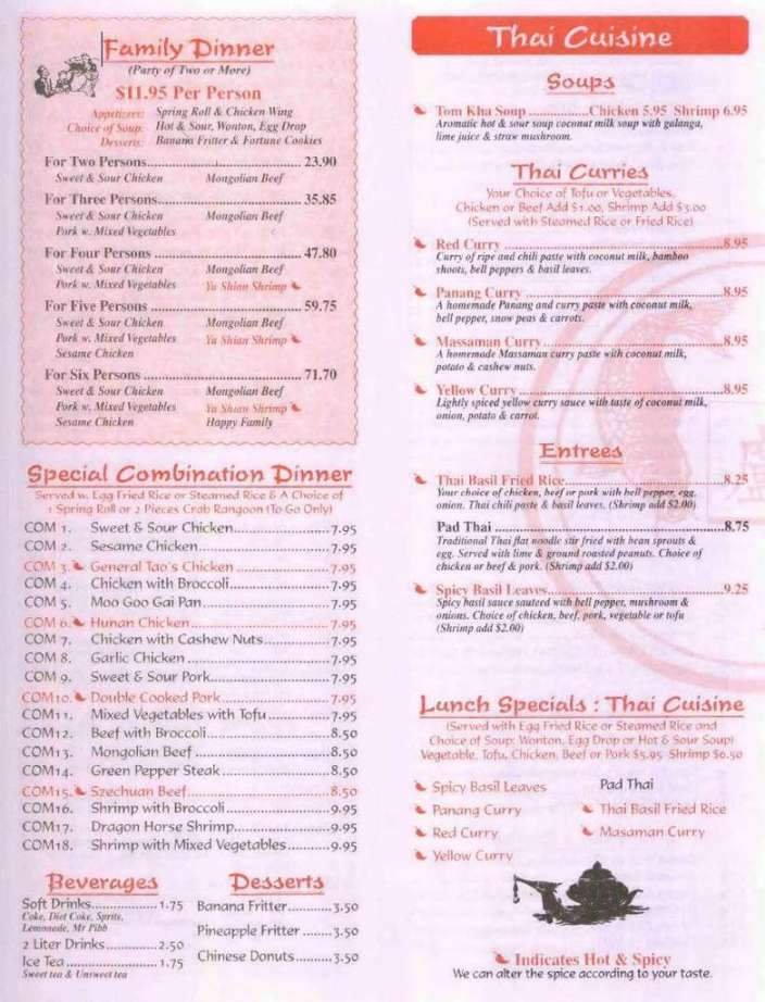 Menu page 4