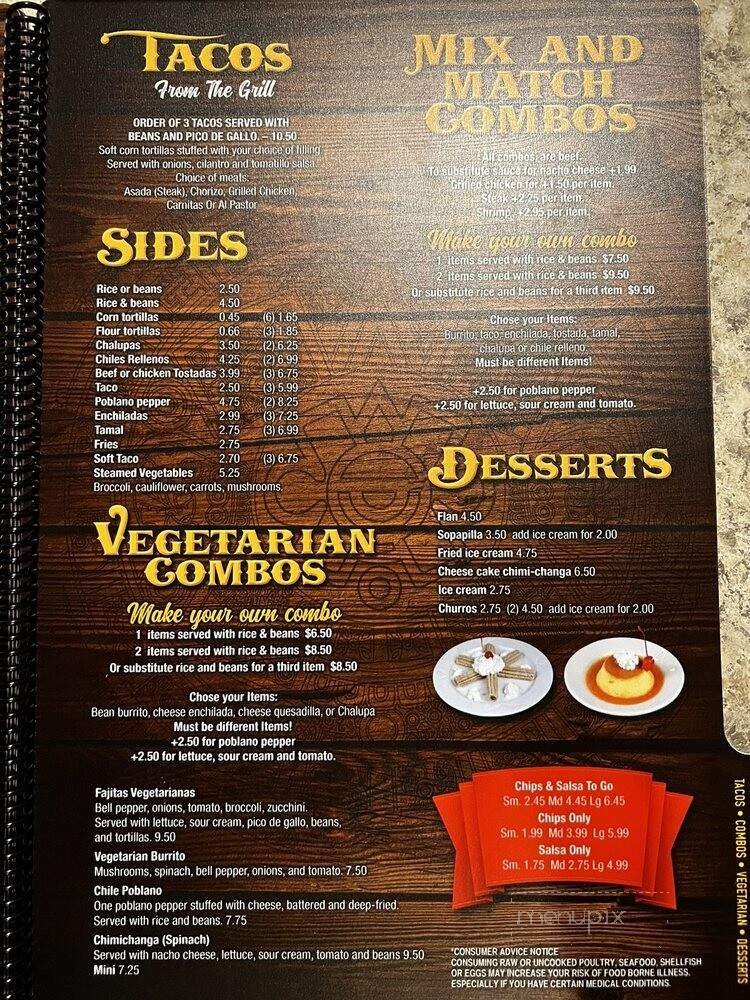 Menu page 2