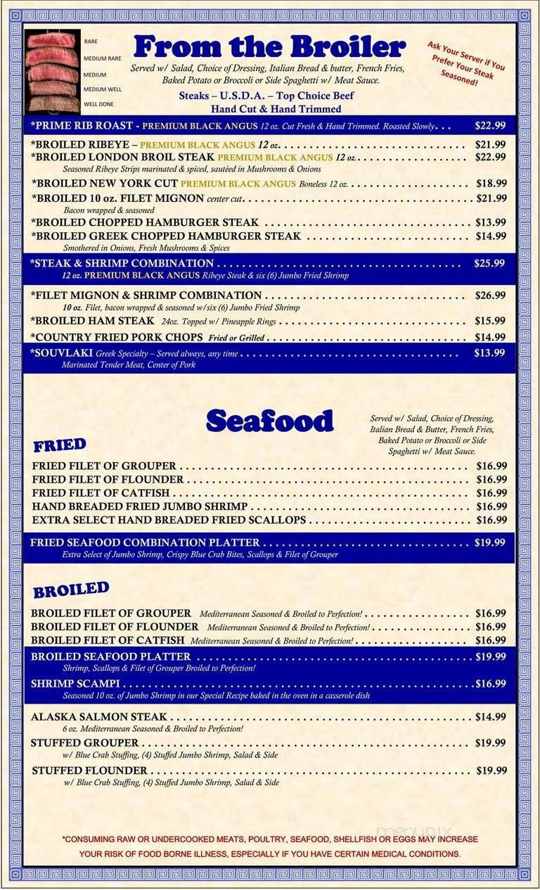Menu page 3