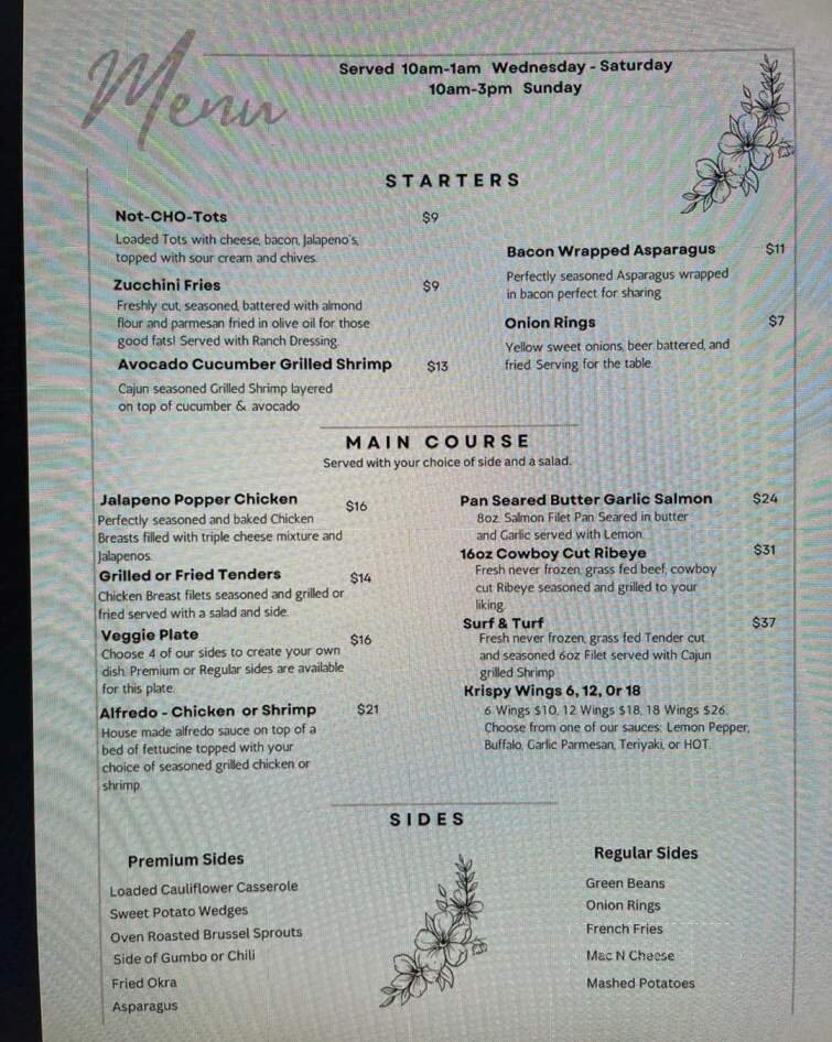 Menu page 5