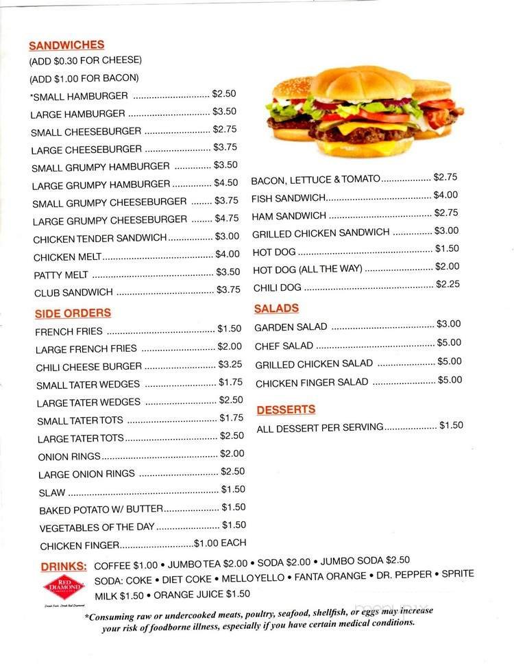 Menu page 2