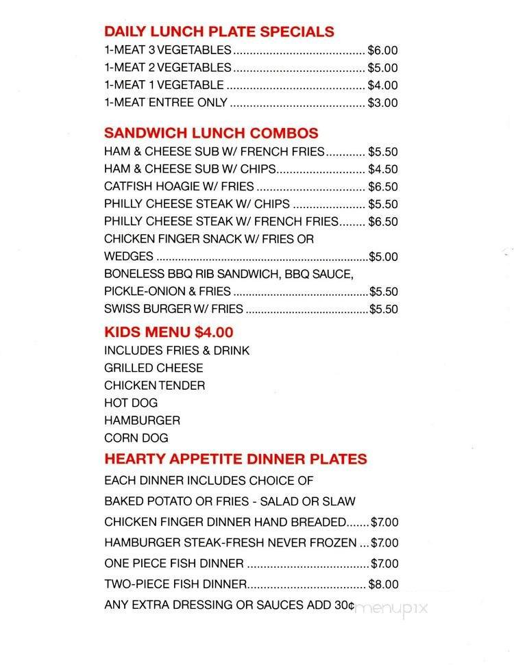 Menu page 3