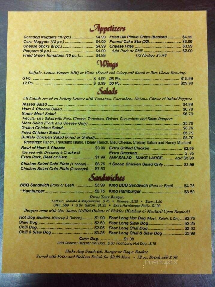 Menu page 2