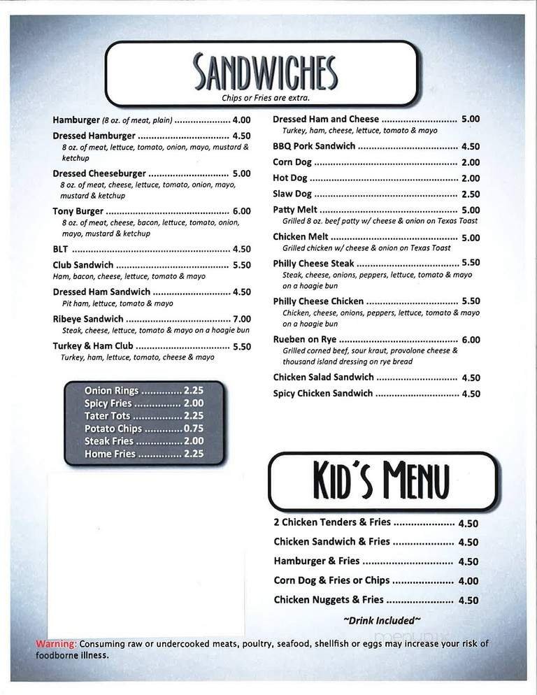 Menu page 4