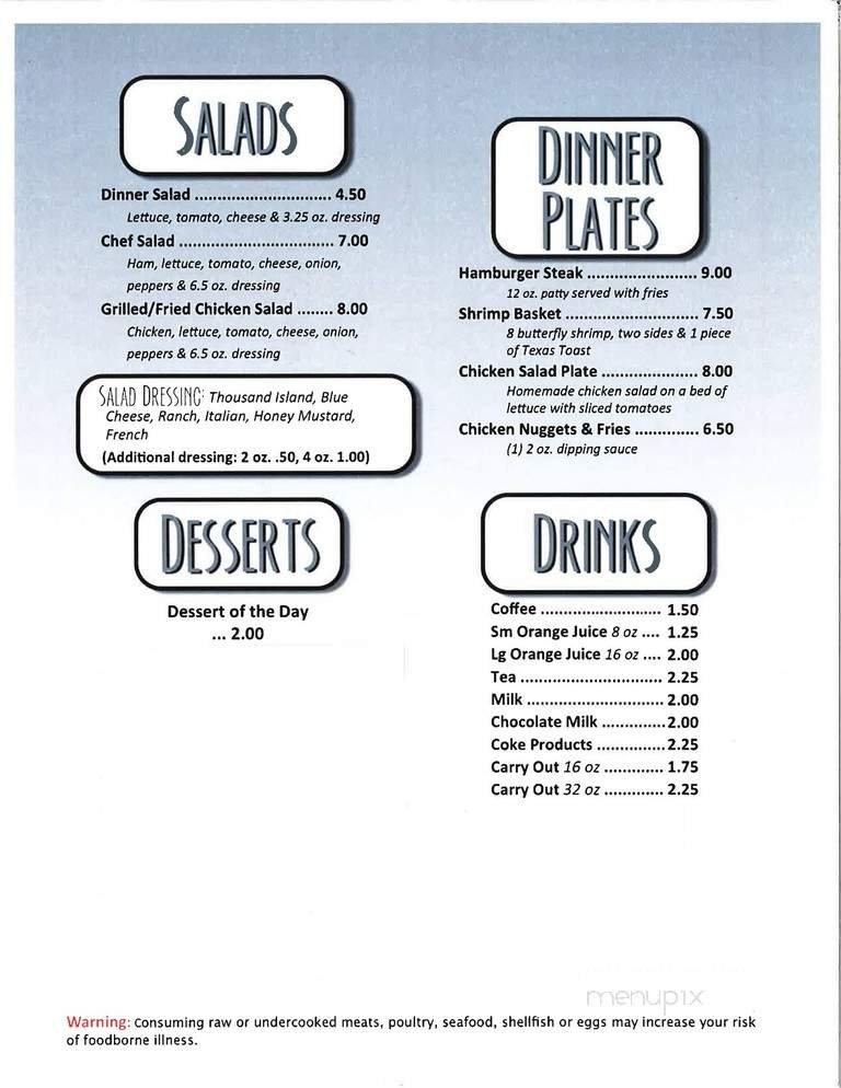 Menu page 5