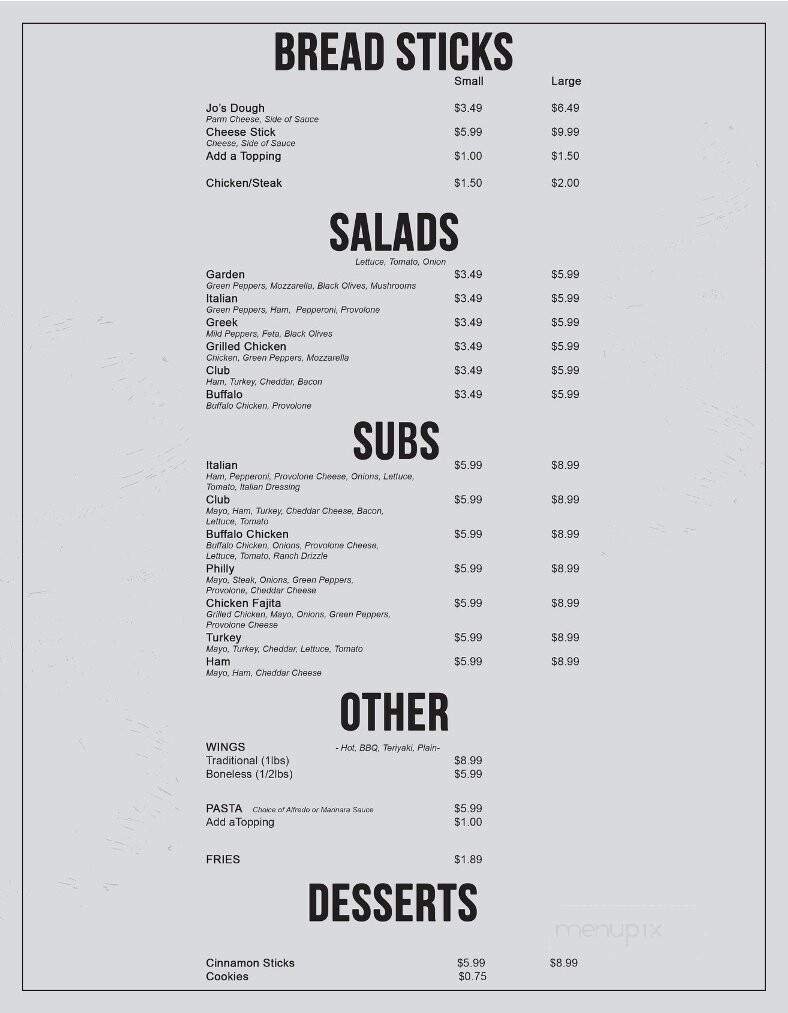 Menu page 3