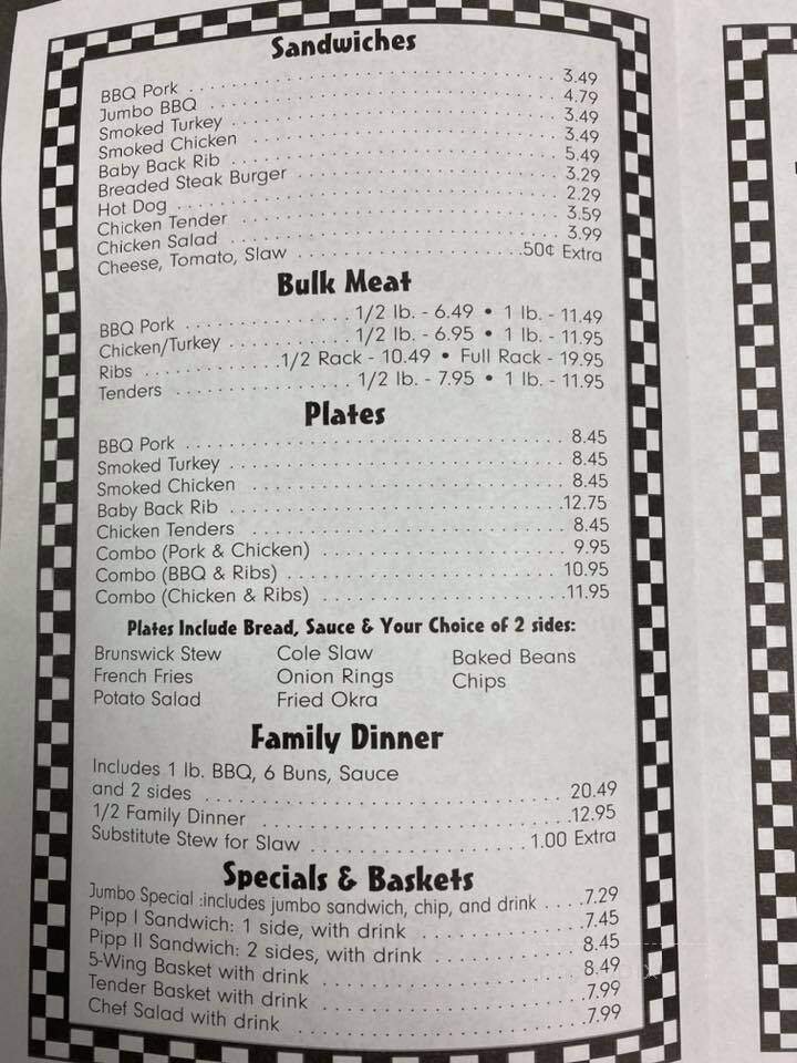 Menu page 3