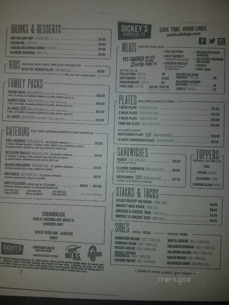 Menu page 1