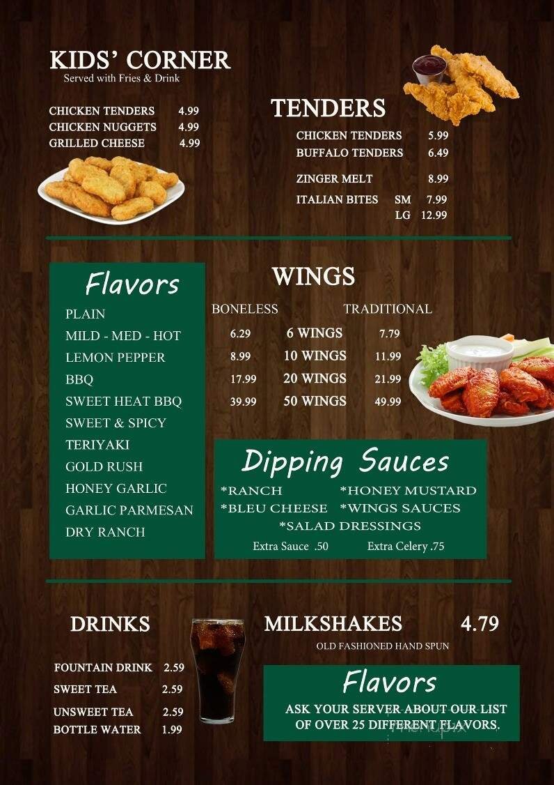 Menu page 5