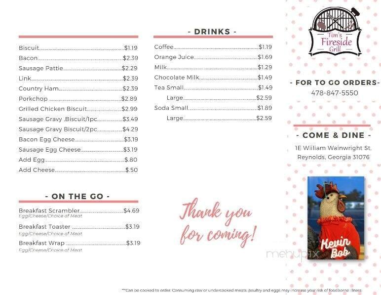 Menu page 2