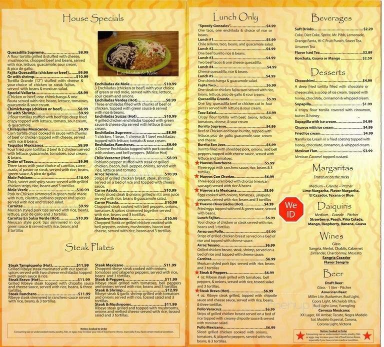Menu page 4