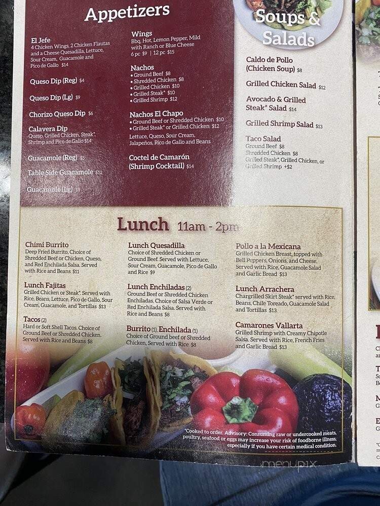 Menu page 1