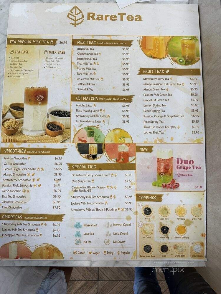 Menu page 1