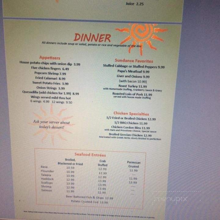 Menu page 5