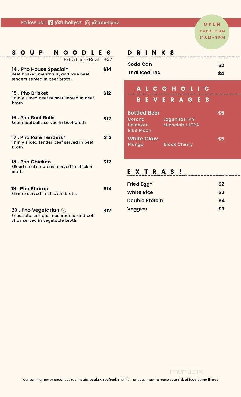 Menu page 2