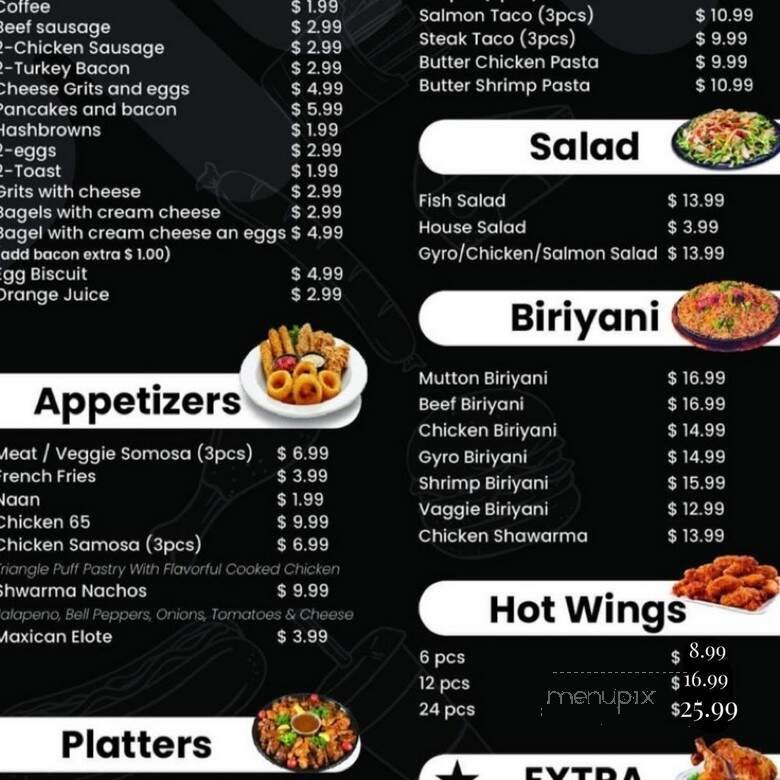 Menu page 1