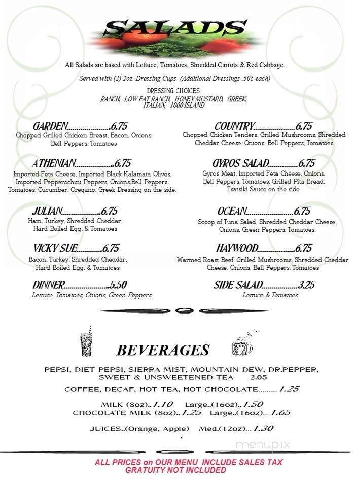 Menu page 6