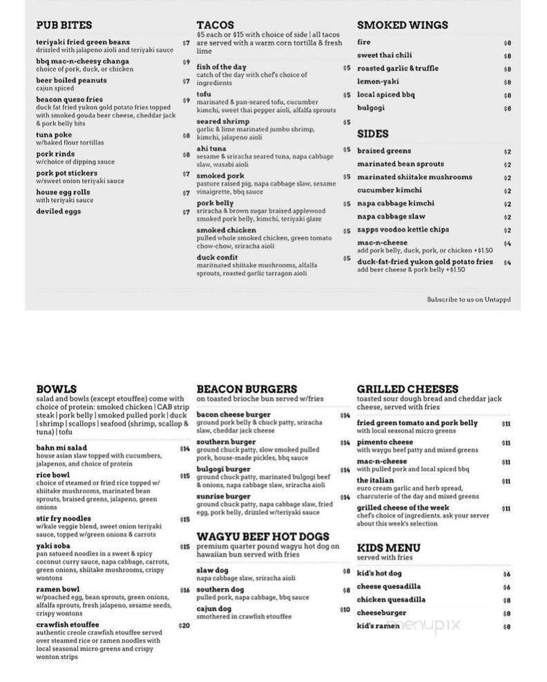 Menu page 2