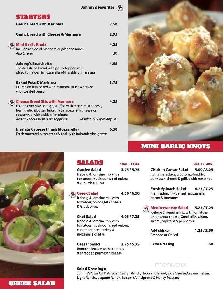 Menu page 1