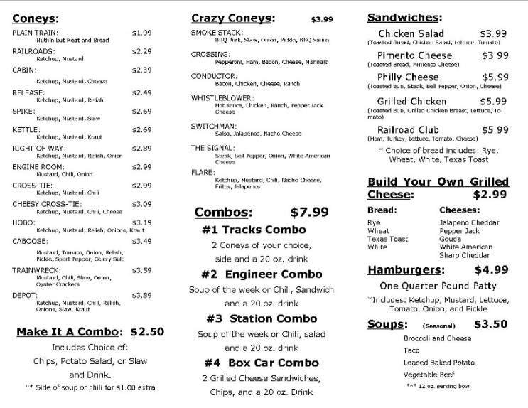 Menu page 2