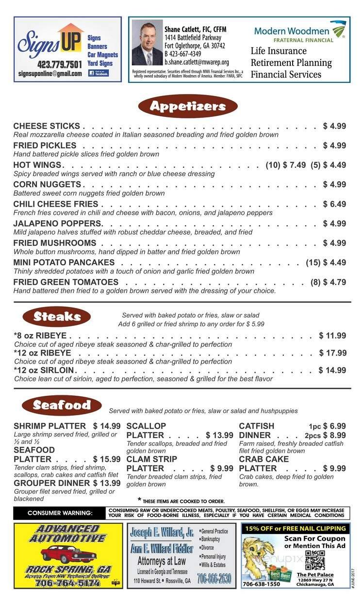 Menu page 2