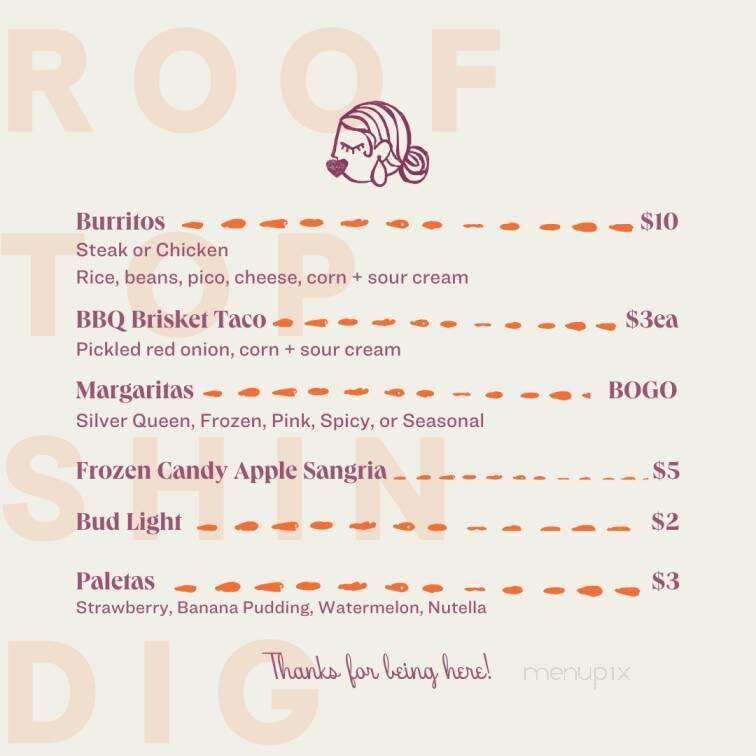 Menu page 1