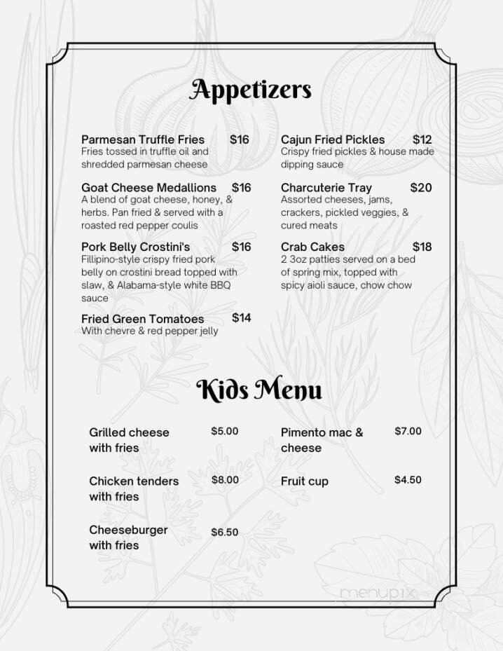 Menu page 3