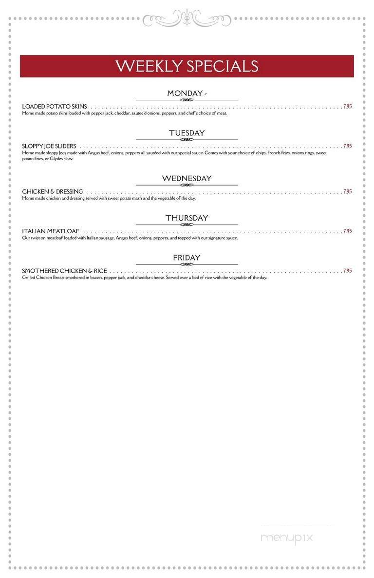 Menu page 7