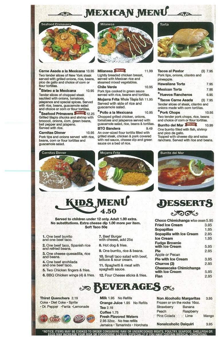 Menu page 4