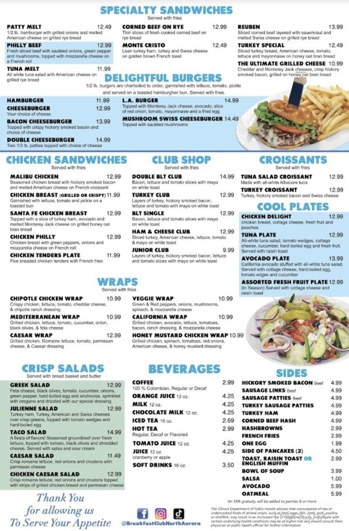 Menu page 2